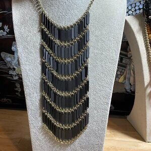 Bohemian Tribal Statement Drop Necklace18” L